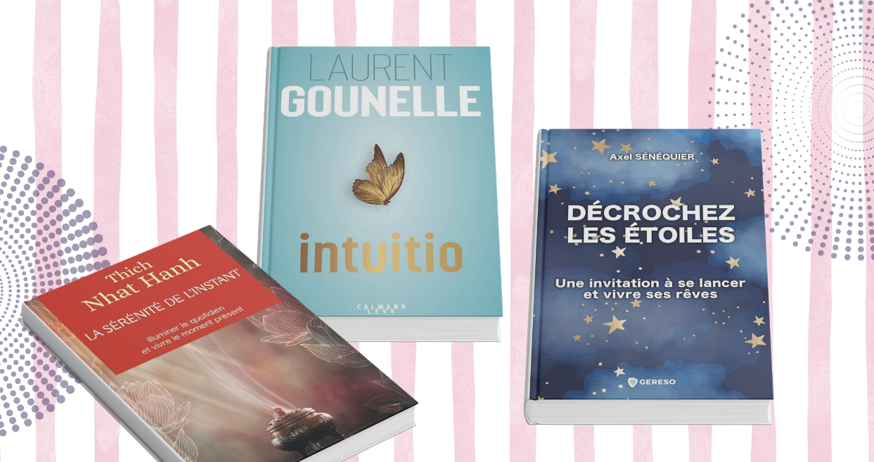 Cette bannière de blog montre 3 livres qui ont changé la vie de l'autrice de l'article